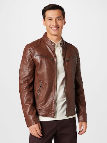 Gipsy Between-Season Jacket 'Derry' in Brown: front