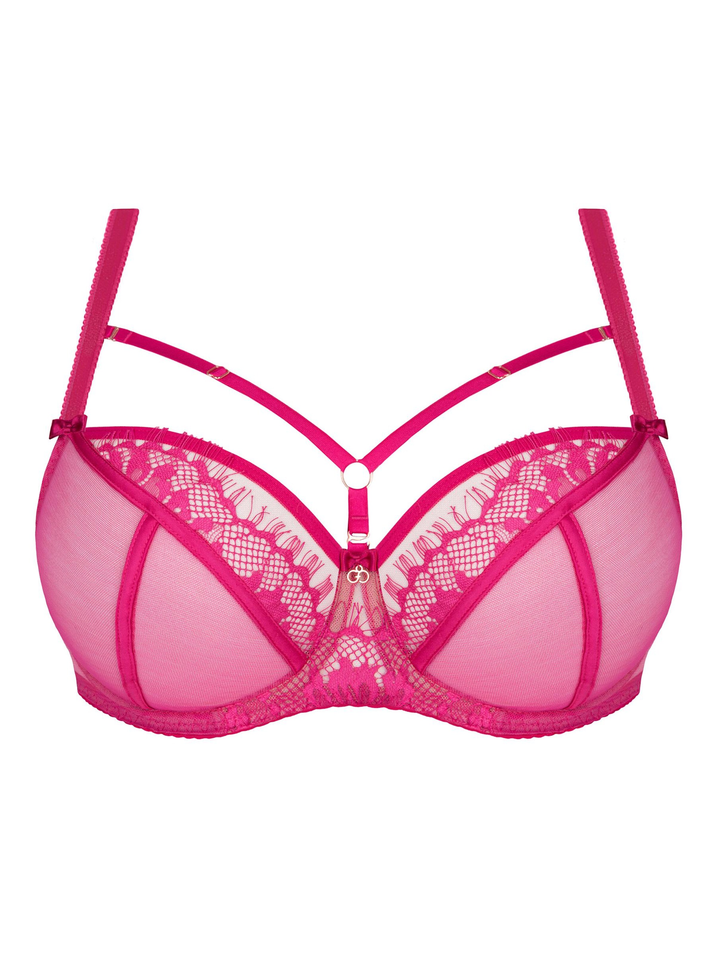 Gorsenia T-shirt BH 'K496 Paradise' in Roze: voorkant