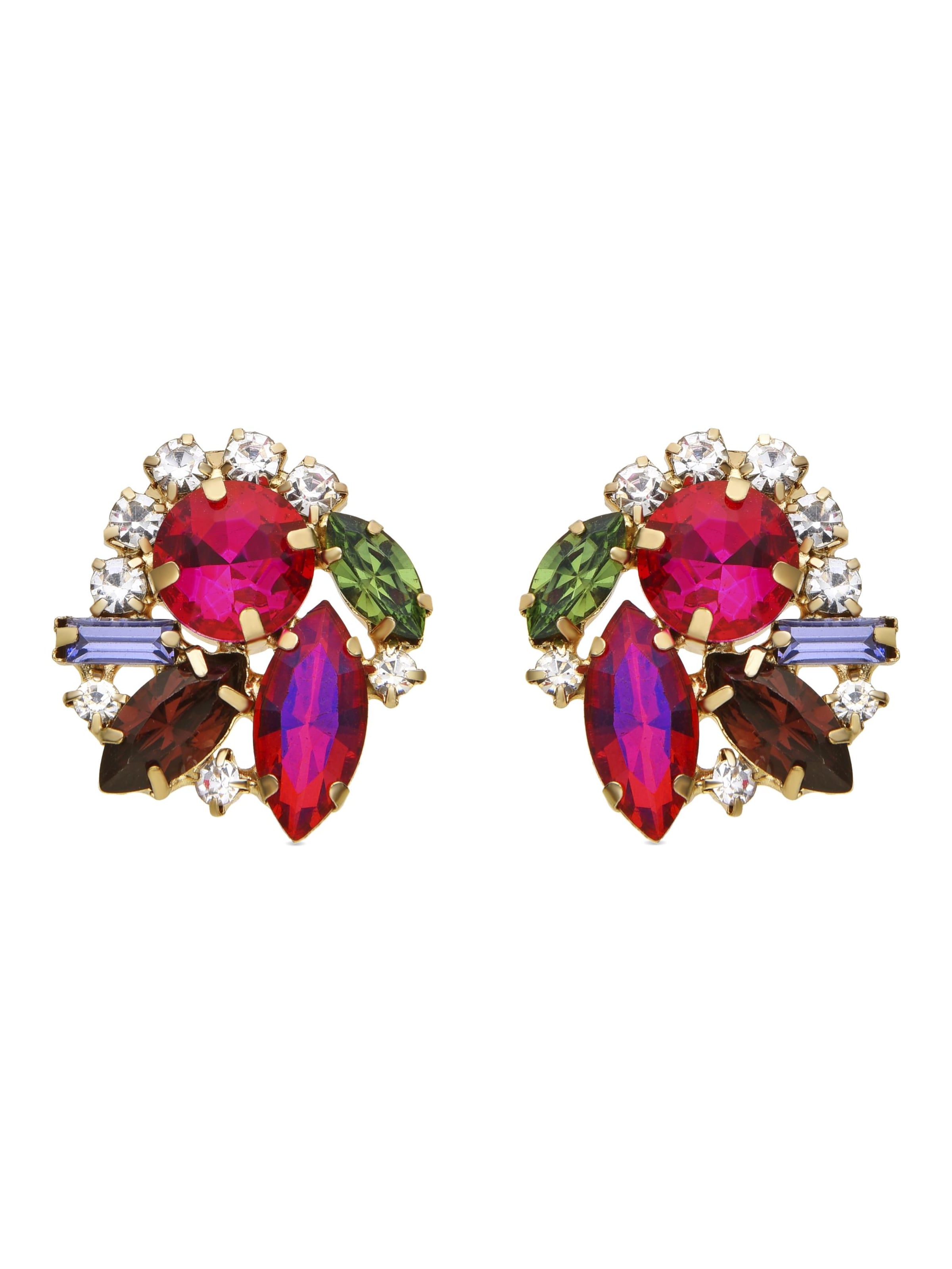 Luxenter Ohrringe 'Mutaj' in Mischfarben: Vorderseite