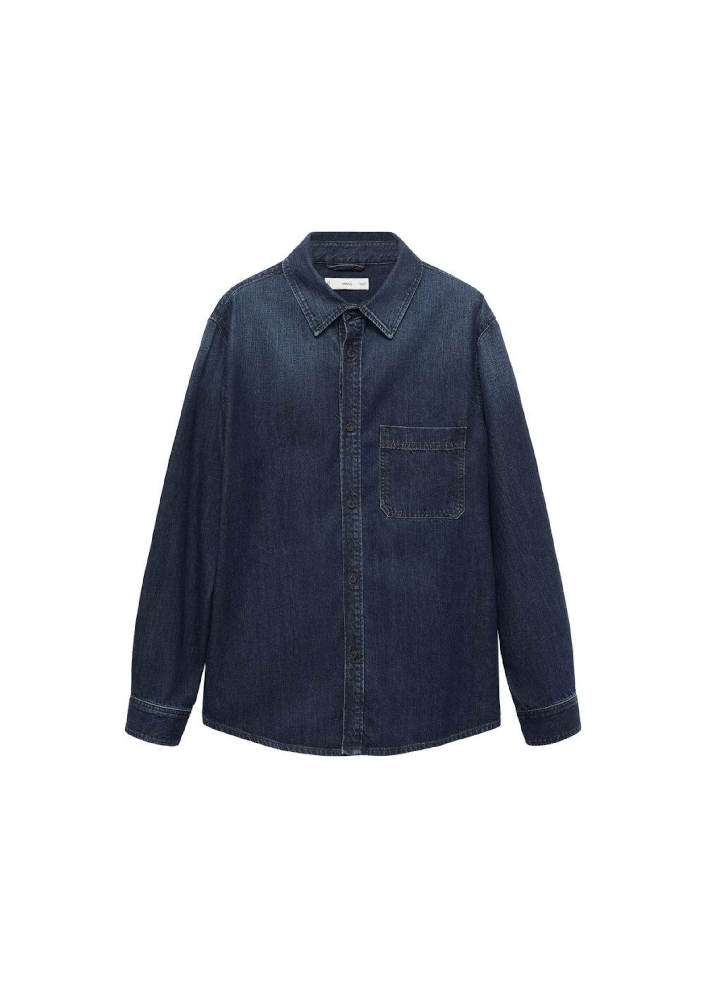 MANGO MAN Button Up Shirt 'Bartow' in Dark blue, Item view