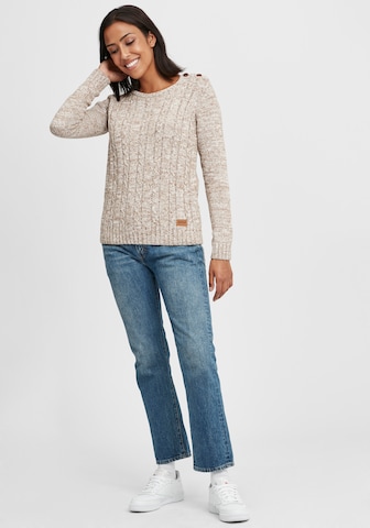 Oxmo Strickpullover 'Phia' in Beige