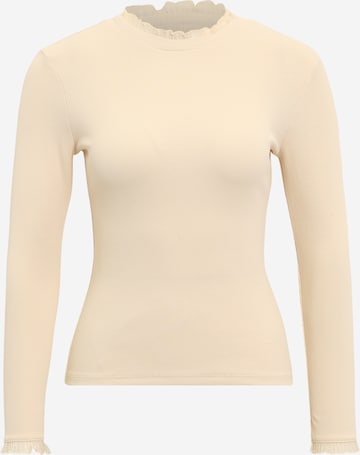 Only Petite Shirt in Beige: front