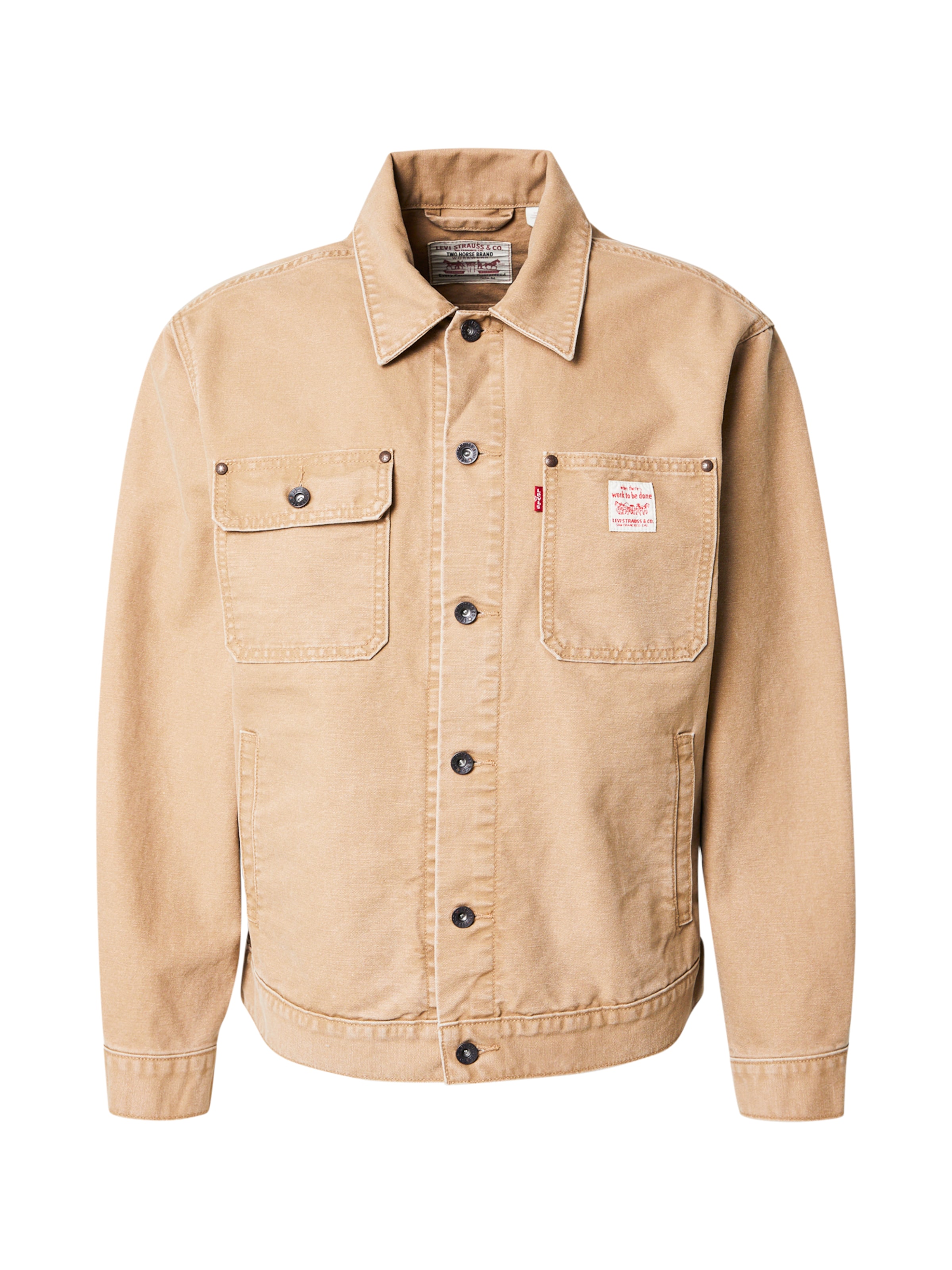 LEVI'S ® Övergångsjacka 'Sunrise Trucker Jacket' i brun: framsida