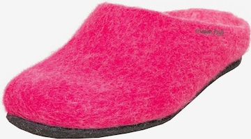 MagicFelt Slippers 'Magicfelt Filzpantoffel Magicfelt 709' in Pink: front