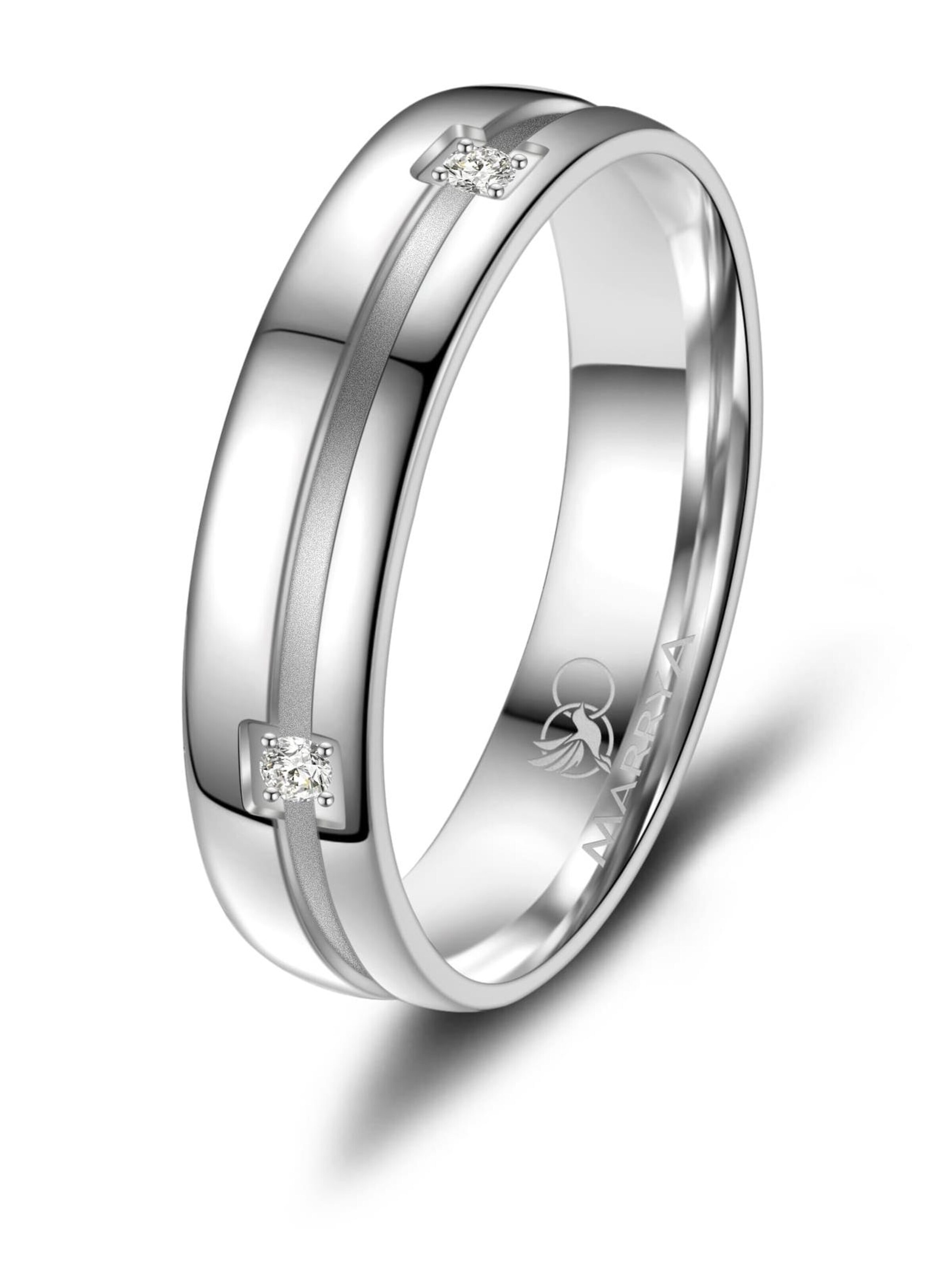 MARRYA - Anillo 'MARRYA SI-12 Ehering aus Silber' en plata: frente