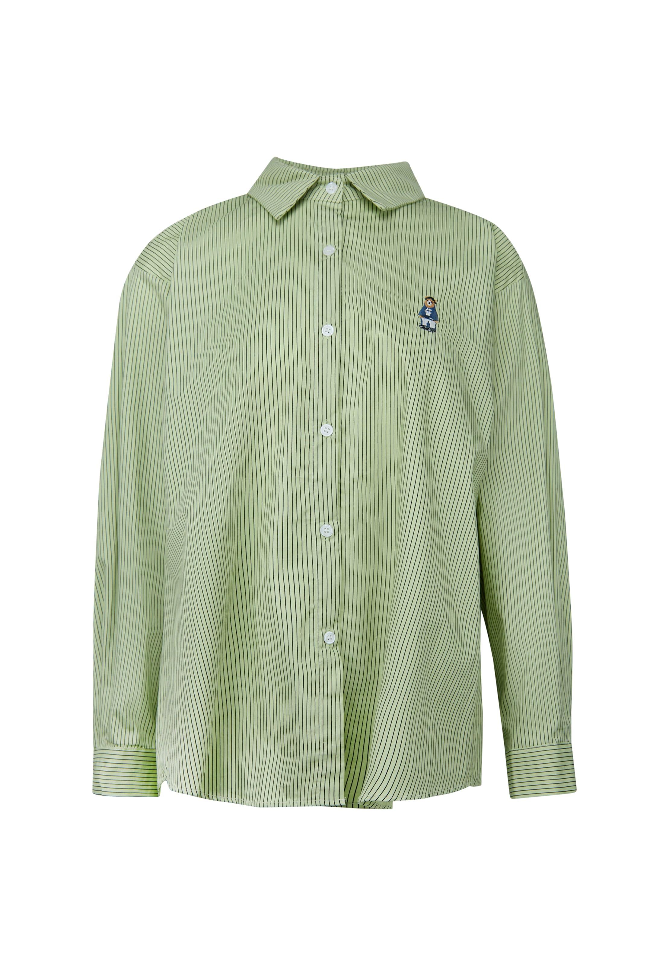 MYMO Blouse in Green: front