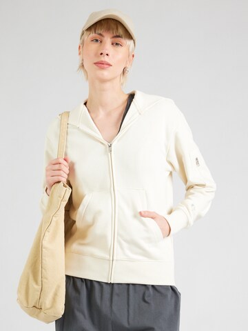 Champion Authentic Athletic Apparel Sweat jacket in Beige: front