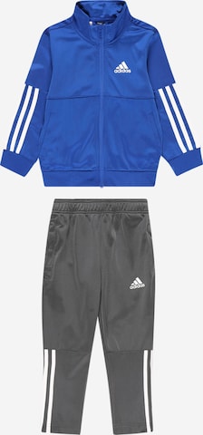 mėlyna ADIDAS SPORTSWEAR Treniruočių kostiumas '3-Stripes Team': priekis