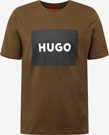 HUGO Red T-Shirt 'Dulive222' in Grün: predná strana
