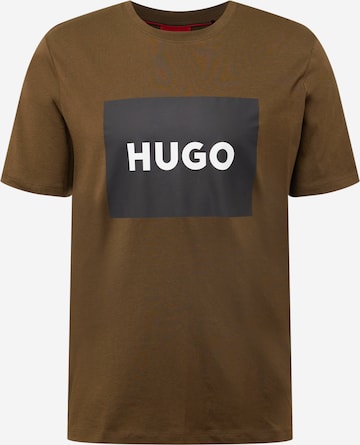 HUGO Shirt 'Dulive222' in Groen: voorkant