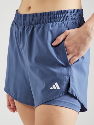 ADIDAS PERFORMANCE Regular Workout Pants 'Minimal Made For Training' in Blue