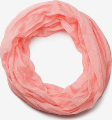 styleBREAKER Schlauchschal 'Seidiger unifarbener Loop' in Orange: Vorderseite