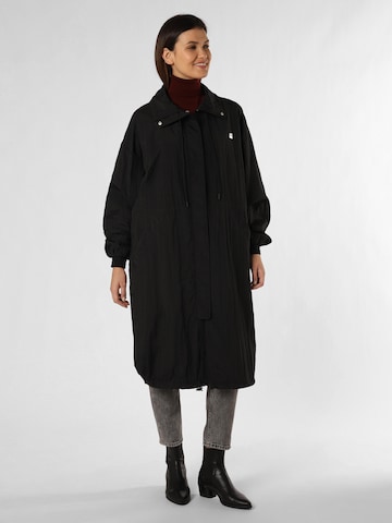 HUGO Red Between-Seasons Coat ' Feliciani-1 ' in Black: front