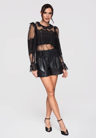 Ombre Blouse 'OW-TS-E0015' in Black