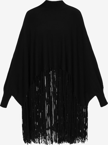 IZIA Oversized neulepaita värissä musta: etupuoli