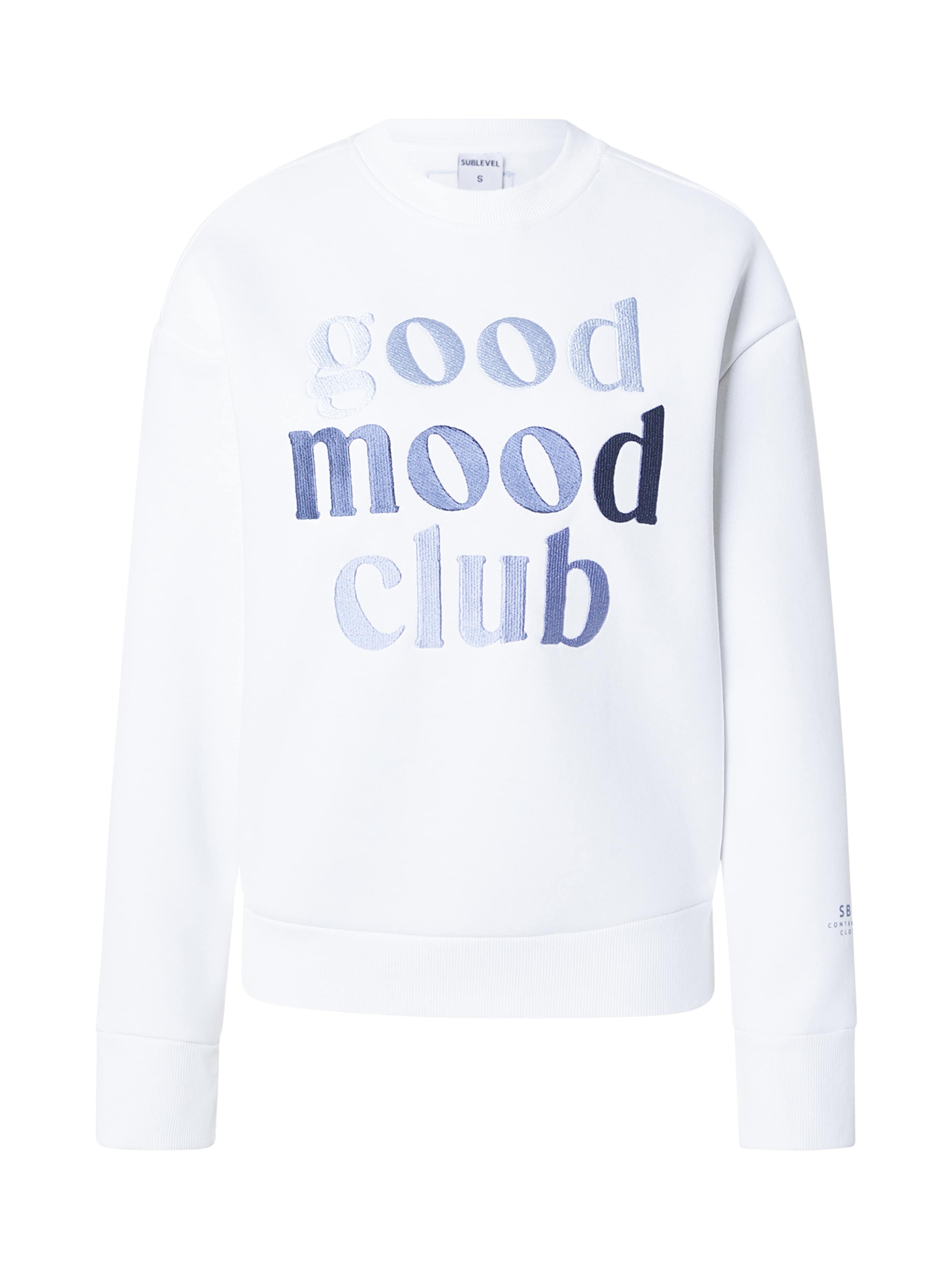 Sublevel Sweatshirt i vit: framsida