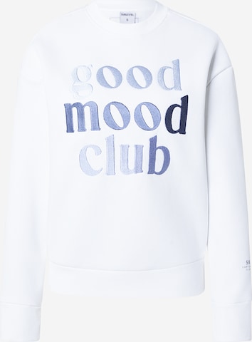 SublevelSweater majica - bijela boja: prednji dio