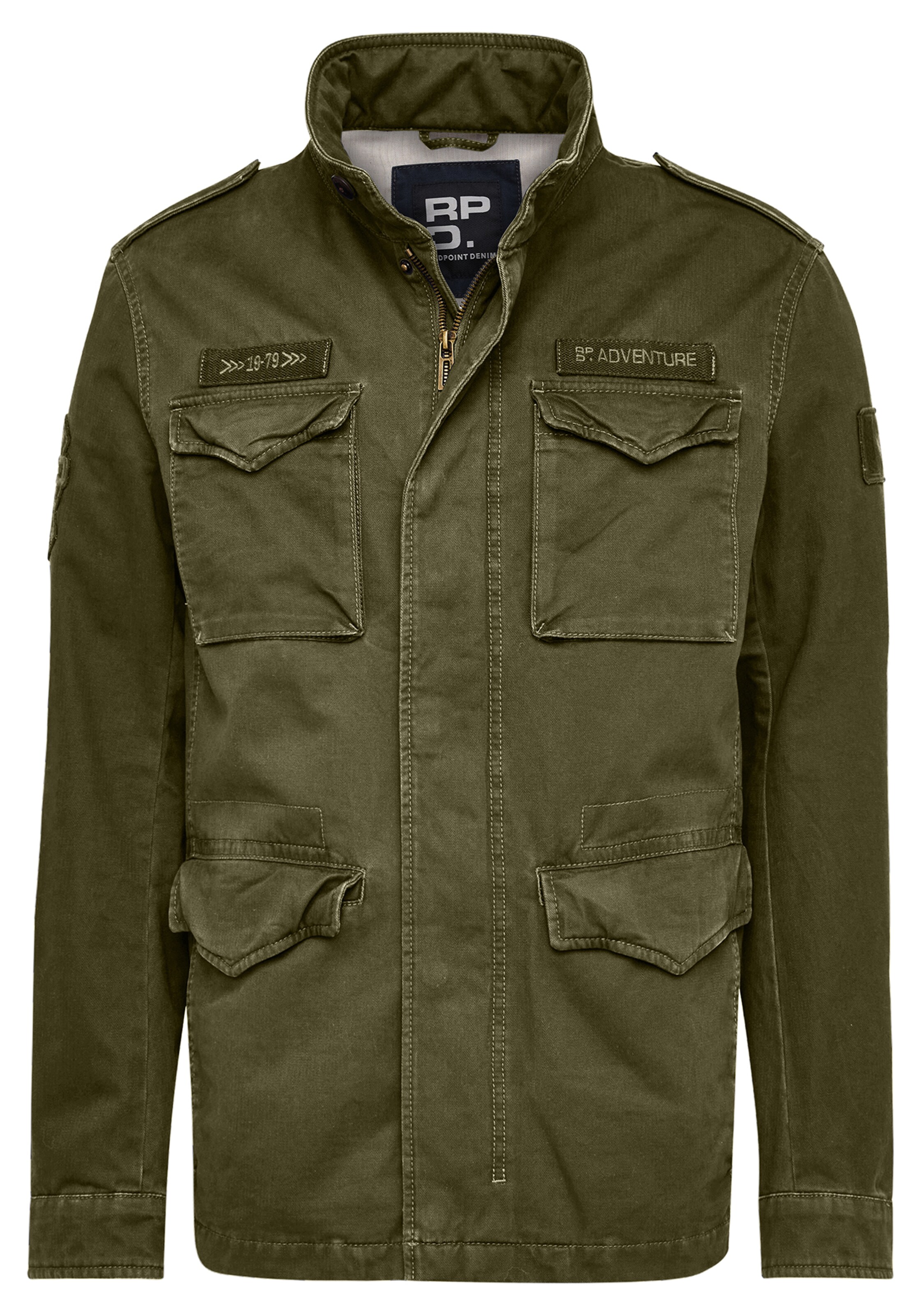 REDPOINT Übergangsjacke in Grün: Vorderseite