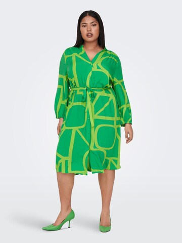 ONLY Carmakoma Shirt dress in Green