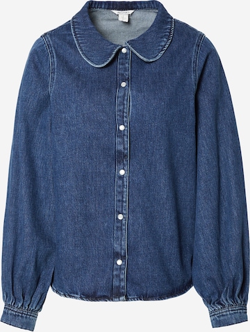 Monki Blouse in Blue: front