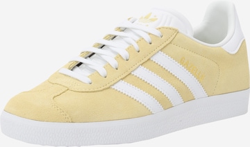 ADIDAS ORIGINALS Rövid szárú sportcipők 'Gazelle' - sárga: elől