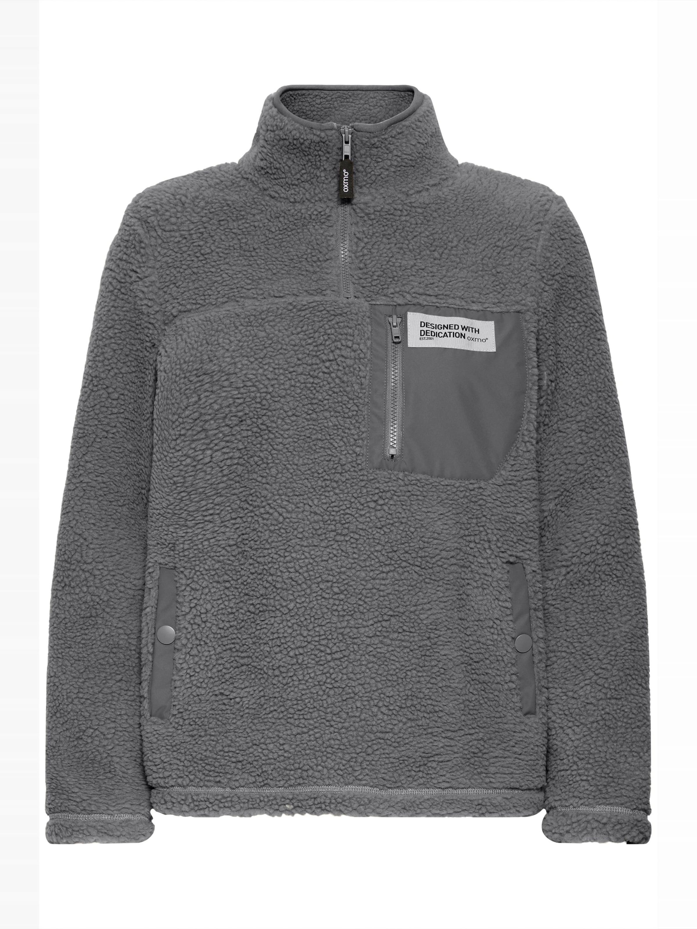 Oxmo Tussenjas 'Abby' in Grijs: voorkant