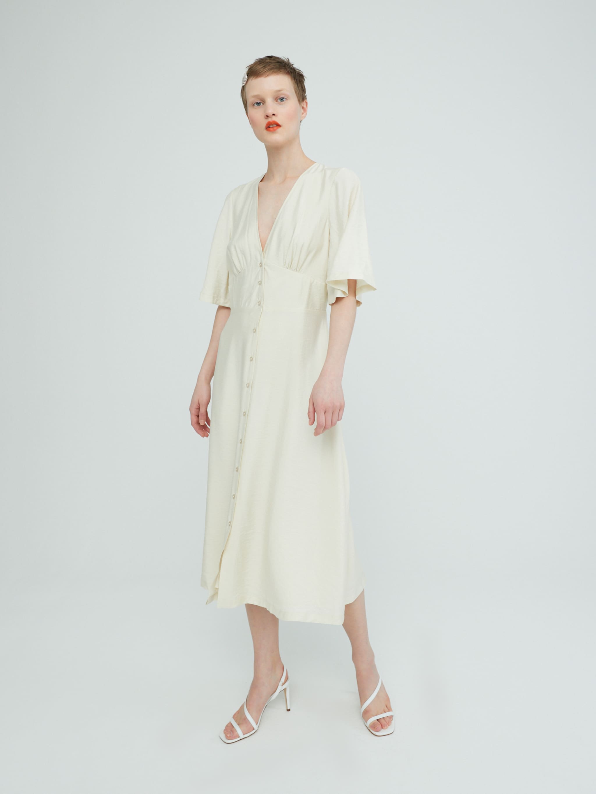 EDITED Produits Robe 'Vera' blanc