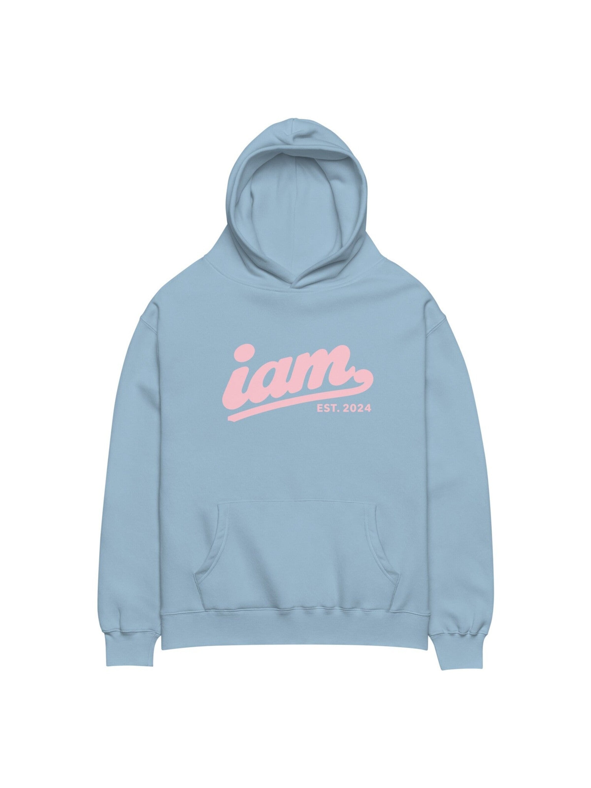 Felpa di iam. in blu: frontale