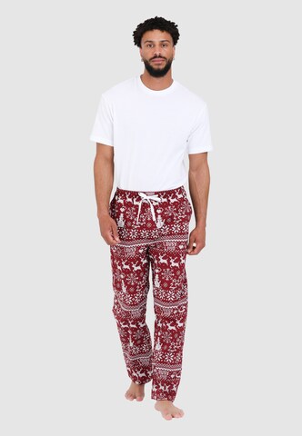 Lousy Livin Pyjamahose 'Scandi' in Rot