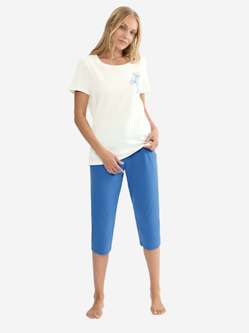 Pyjama ' Red Label Sets PK Capri ' TRIUMPH en bleu : devant