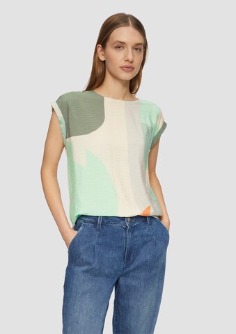 s.Oliver Shirt in Groen: voorkant