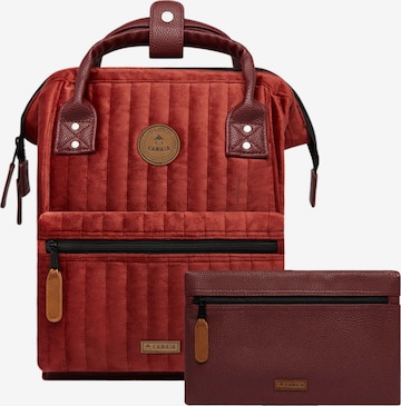 Cabaia Backpack in Red: front