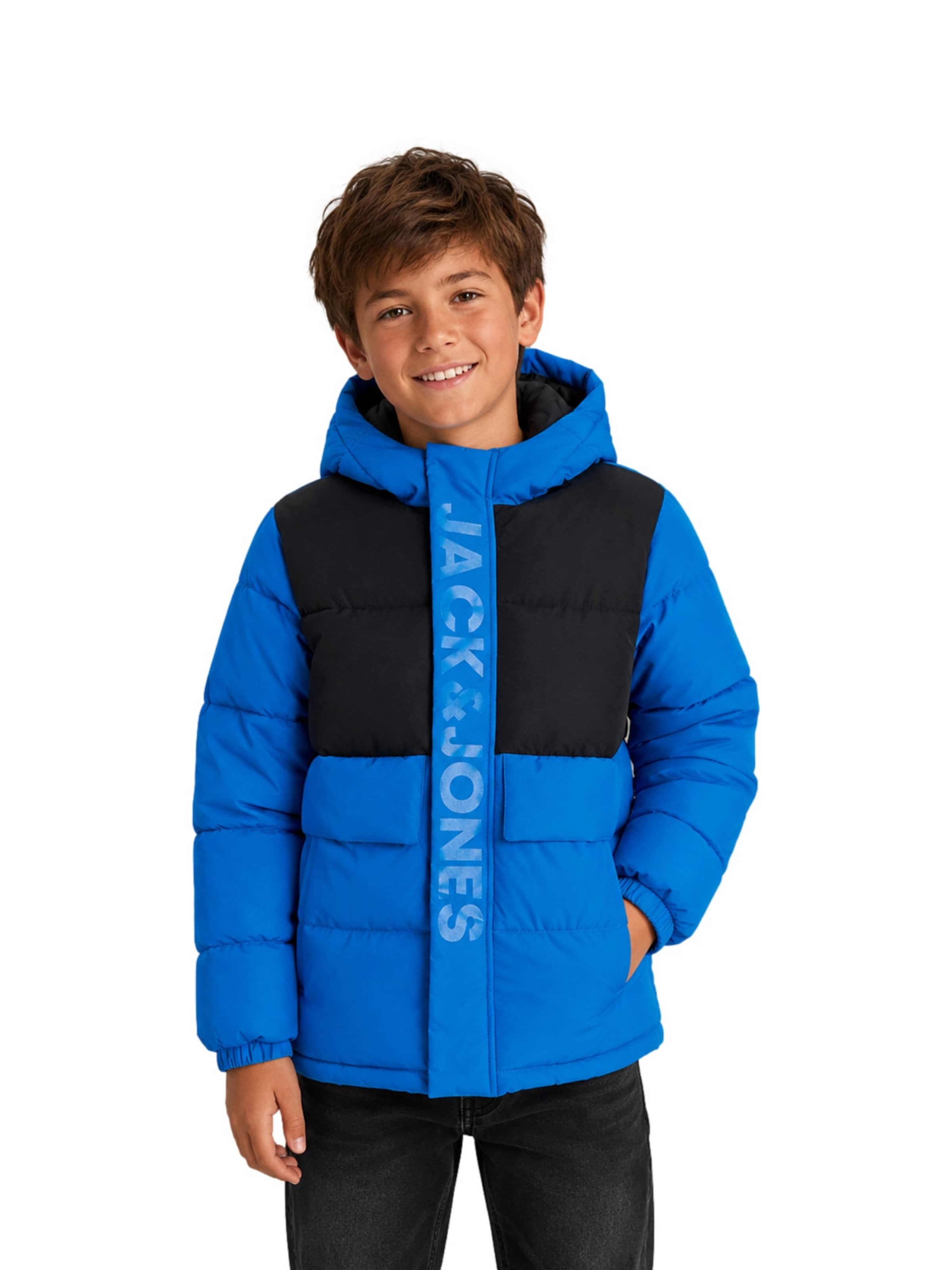 Giacca invernale 'JCOSpeed' di Jack & Jones Junior in blu: frontale