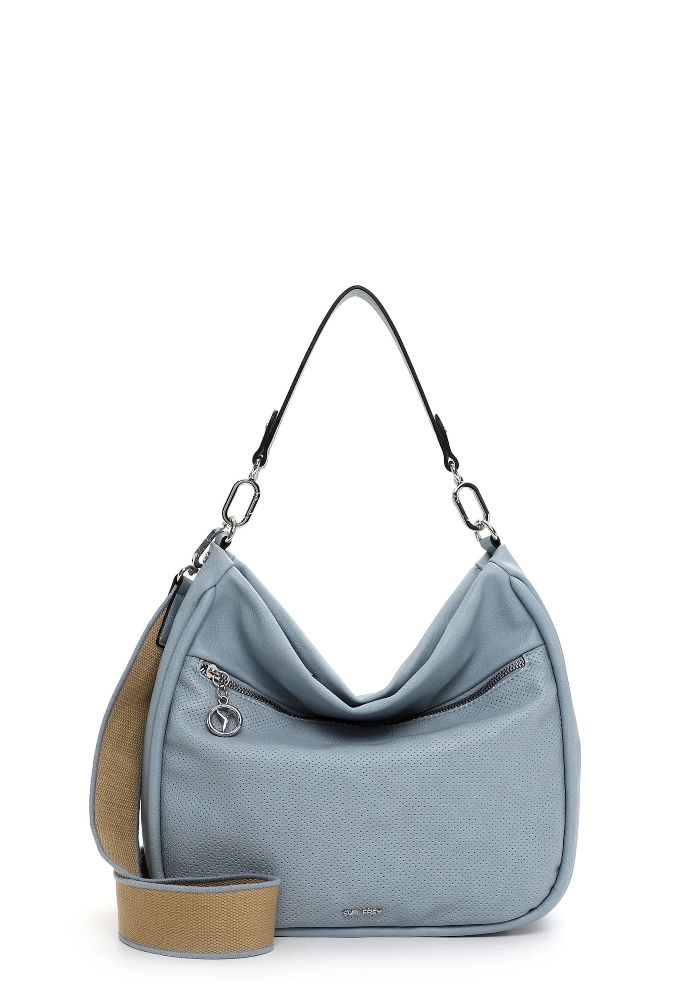 Borsa a spalla 'Patsy' di Suri Frey in blu: frontale