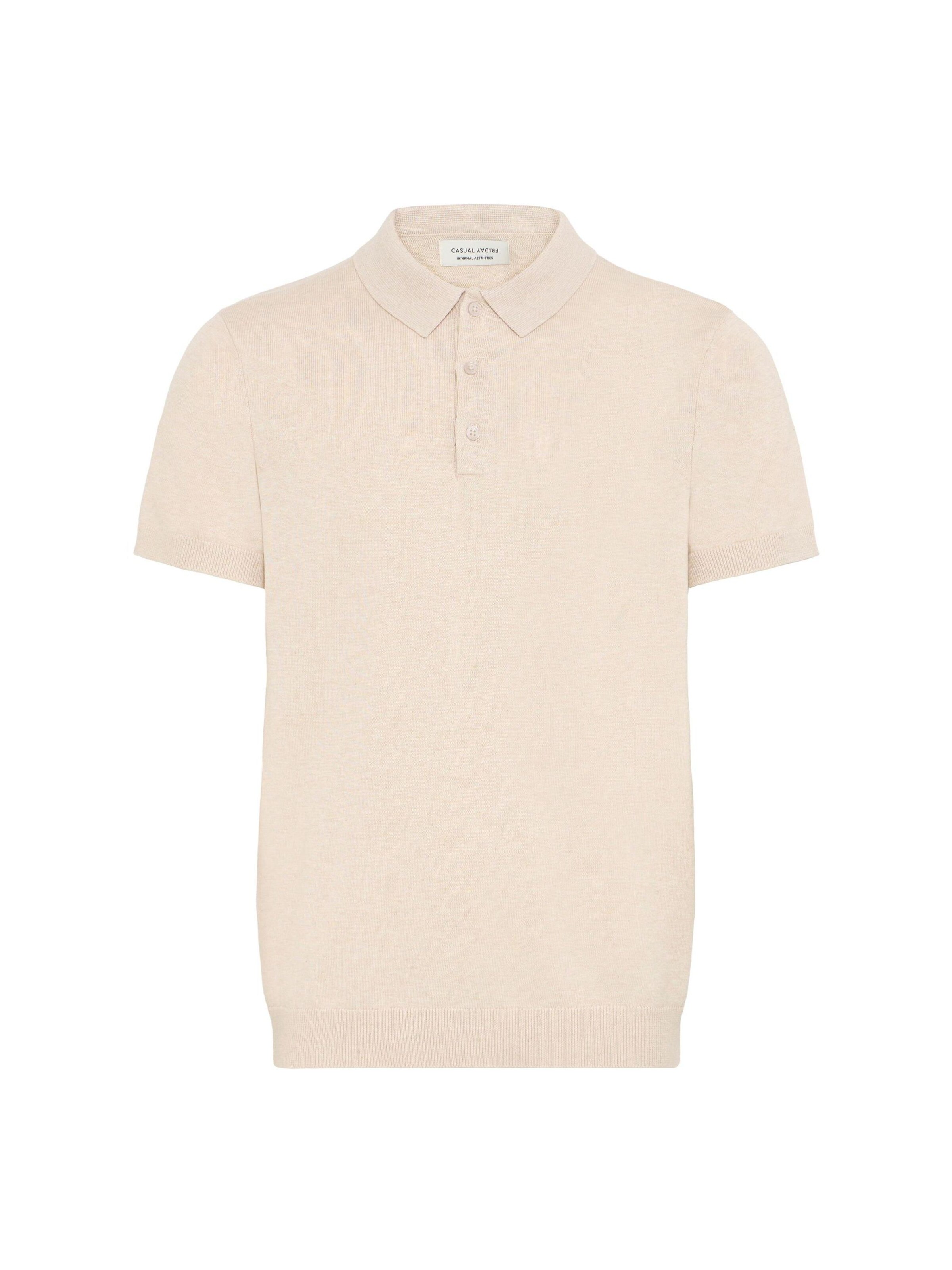 Casual Friday Pull-over ' CFBells ' en beige, Vue avec produit