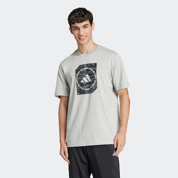Tricou funcțional de la ADIDAS SPORTSWEAR pe gri: față
