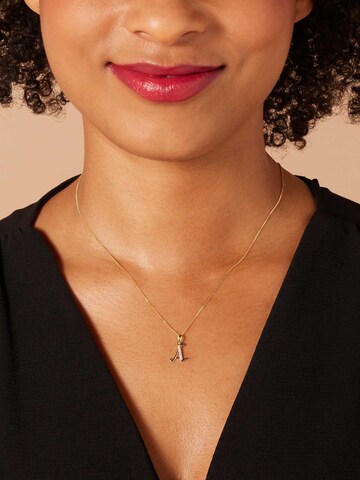 Lucardi Pendant 'Schick' in Gold