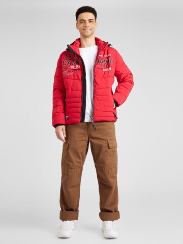 CAMP DAVID Winter Jacket in Red