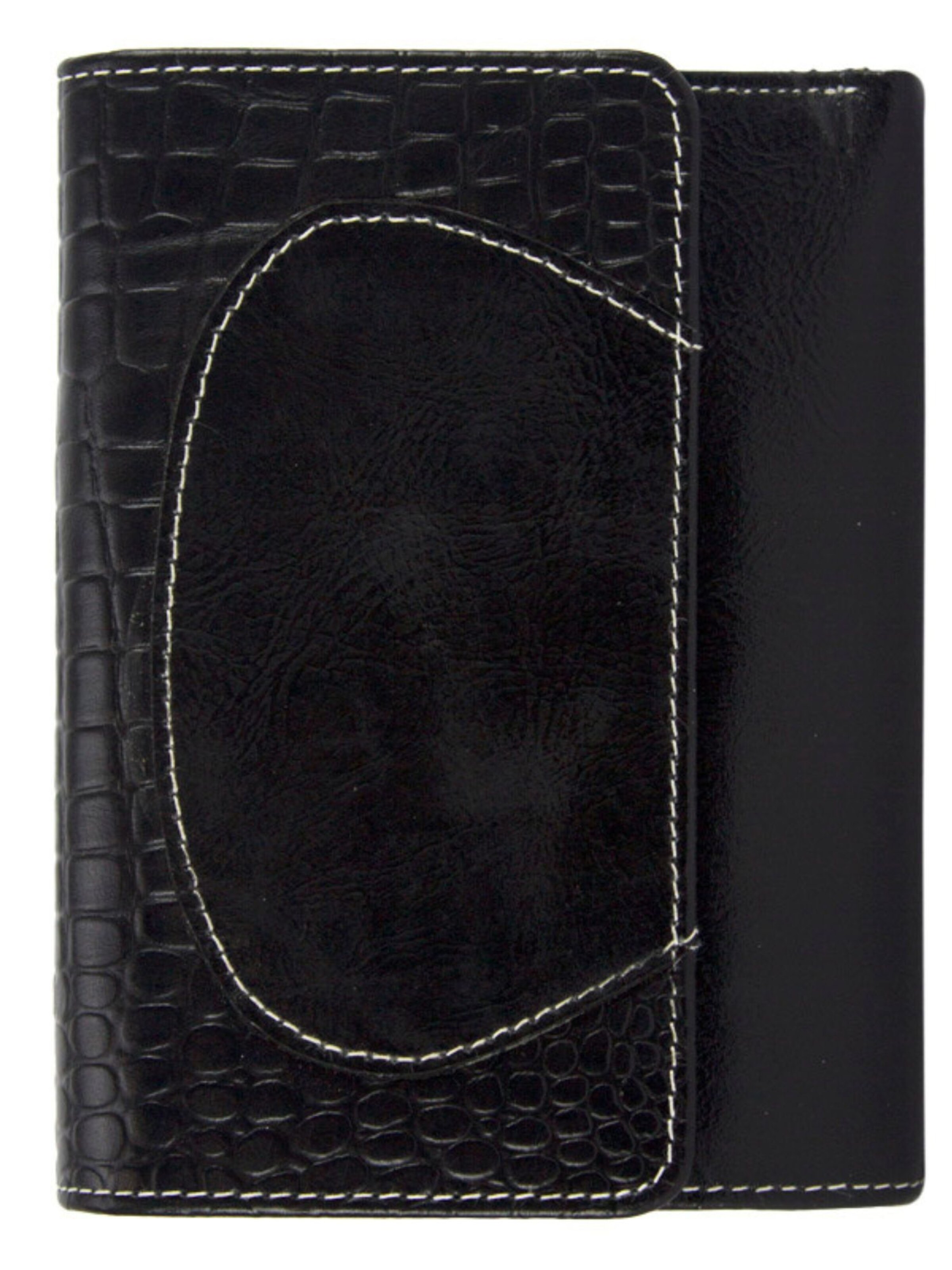 Sunsa Wallet in Black: front