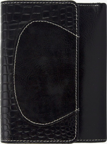 Sunsa Wallet in Black: front