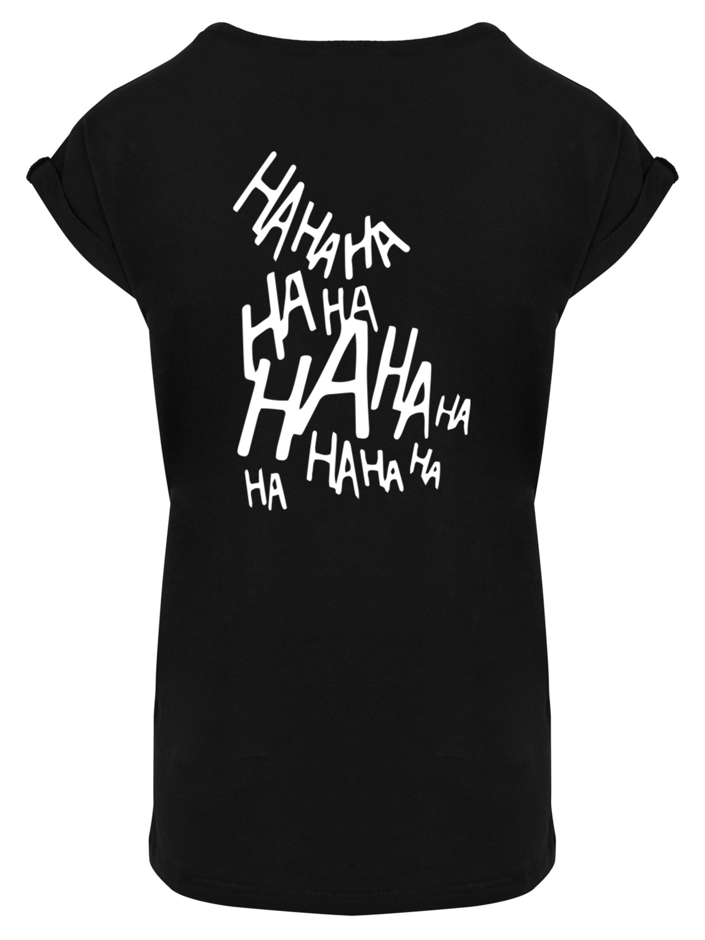 T-shirt 'Suicide Squad Joker Coloured Smile' F4NT4STIC en noir