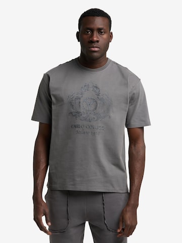 Carlo Colucci T-Shirt 'De Bortoli' in Grau: predná strana