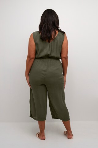 Tuta jumpsuit 'Isma' di KAFFE CURVE in verde