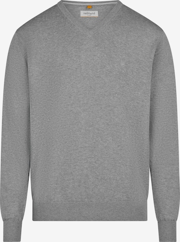 redmond Pullover 'Basic' in Grau: Vorderseite