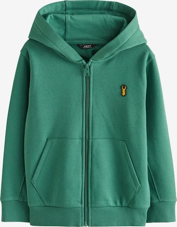Next Zip-Up Hoodie in Green: front