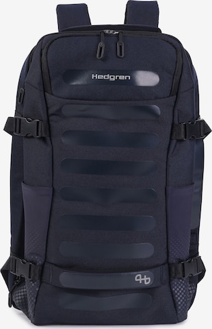 Hedgren Backpack 'Comby' in Blue: front