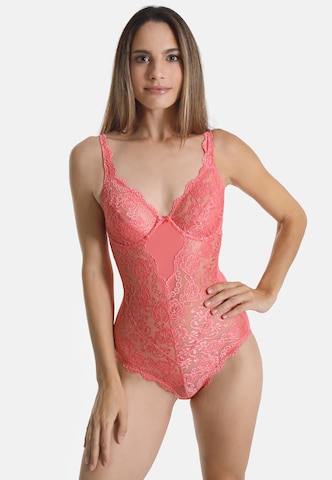 Body 'CLASSIC LACE' sassa en orange : devant