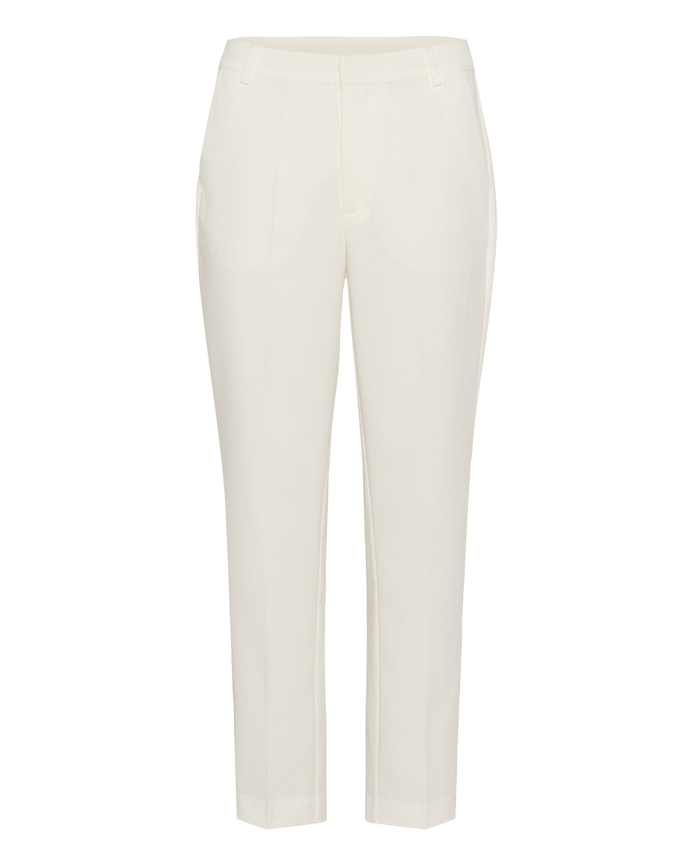 Kaffe Regular Pleated Pants 'Sakura' in White: front