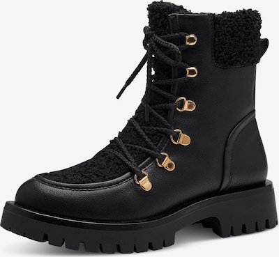 TAMARIS Lace-Up Ankle Boots in Gold / Black, Item view