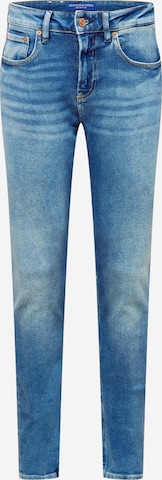 Skinny Jeans 'Seasonal Essentials Skim super slim' de la SCOTCH & SODA pe albastru: față